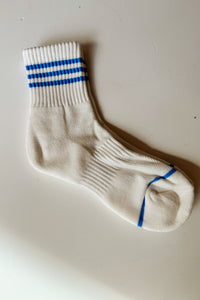 mode, retro striped socks