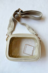 mode, spectator cross-body bag, ivory