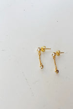 mode, crystal teardrop earrings