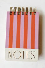 mode, stripes note pad