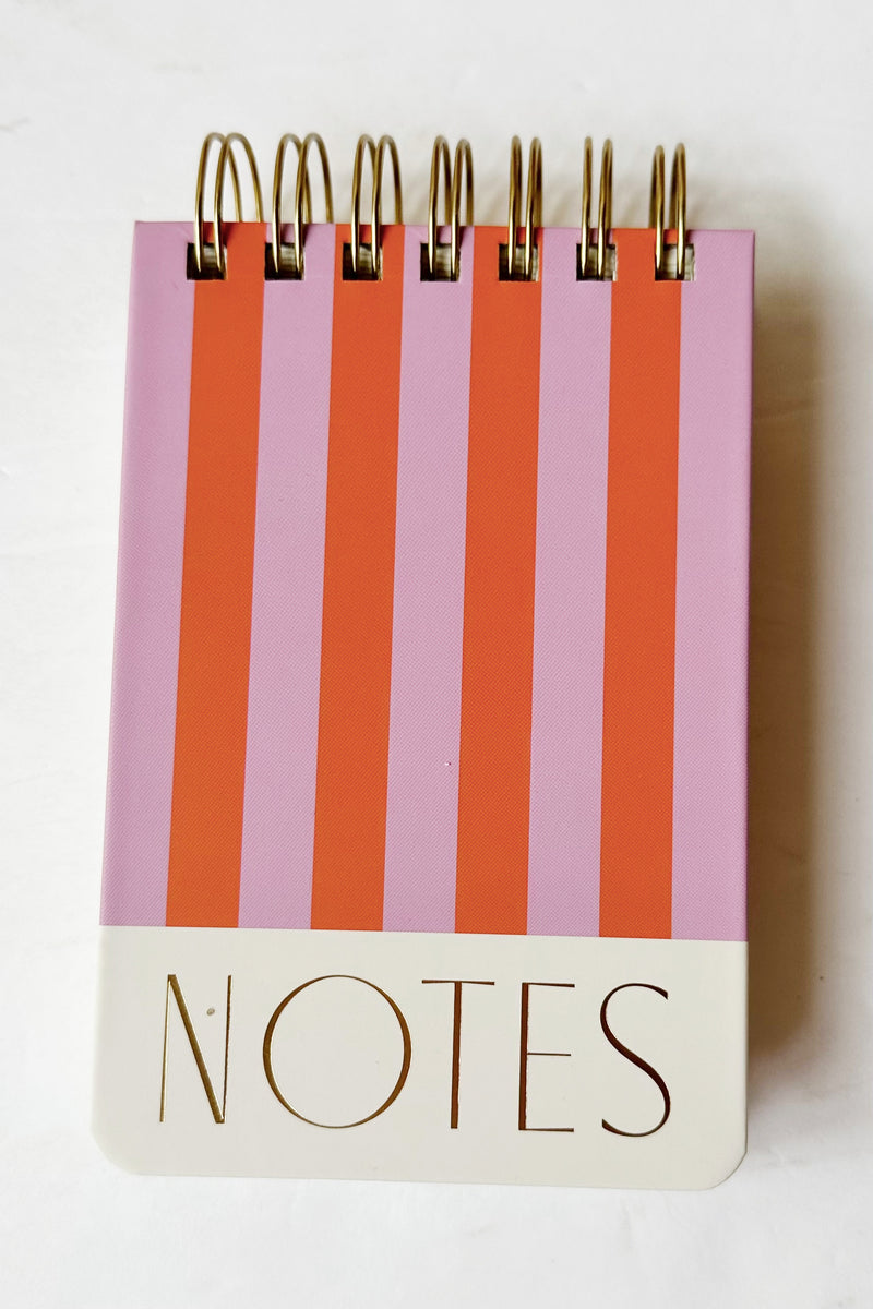 mode, stripes note pad