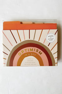 mode, optimism in a box cards