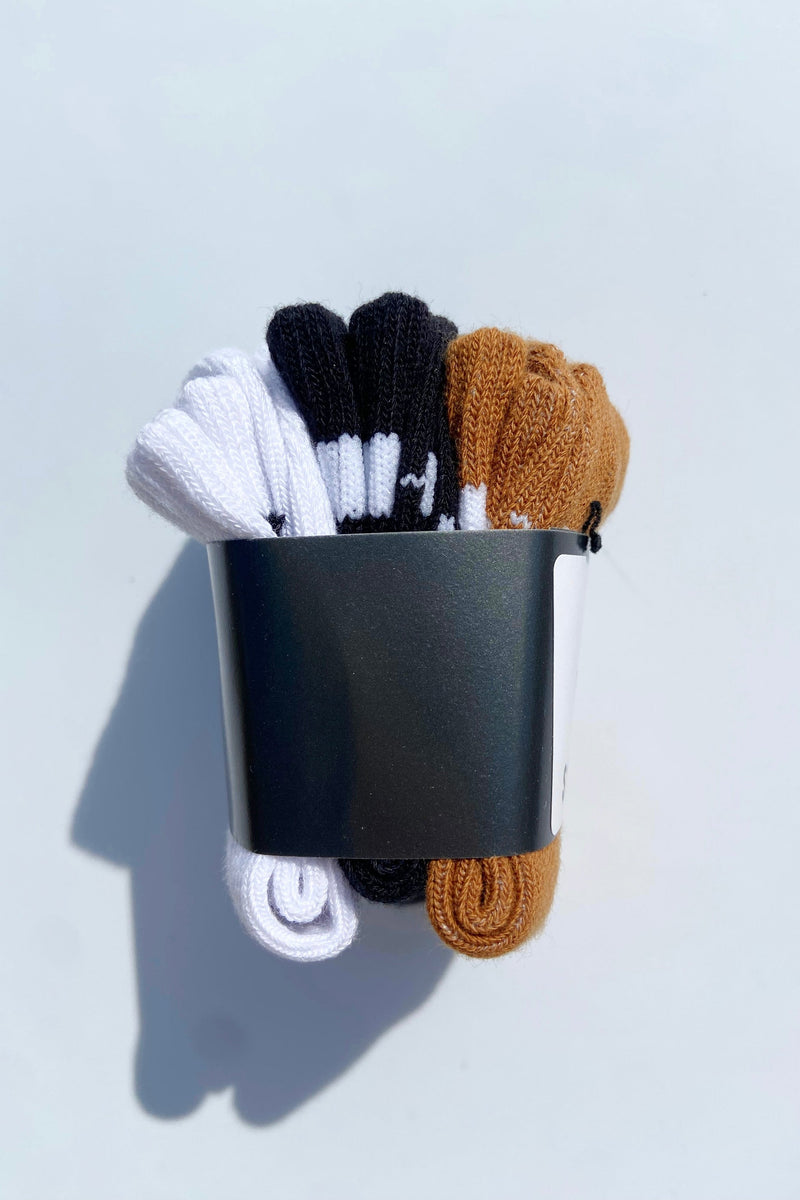 mode, 3 pk crew socks