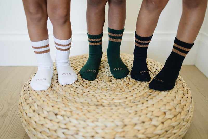 mode, 3 pk crew socks