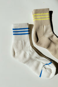 mode, retro striped socks