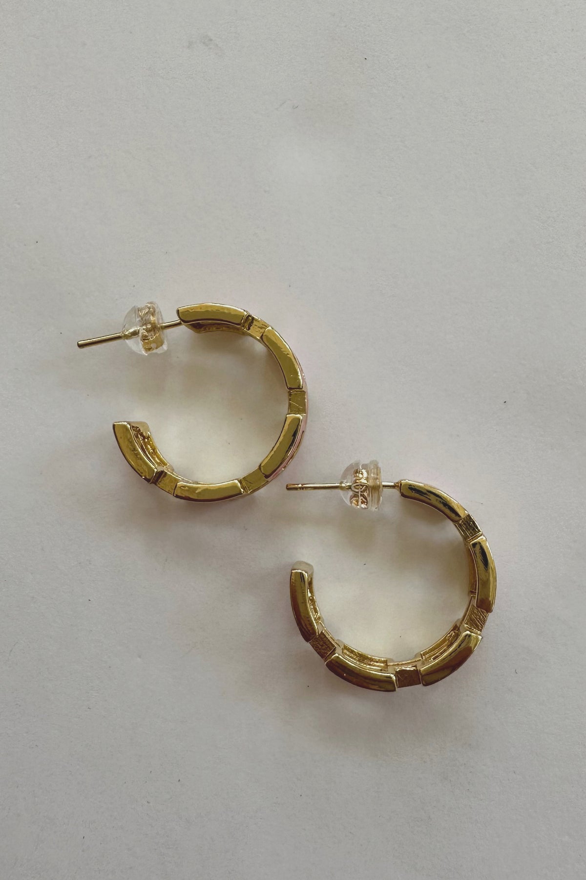 mode, penny pink hoops