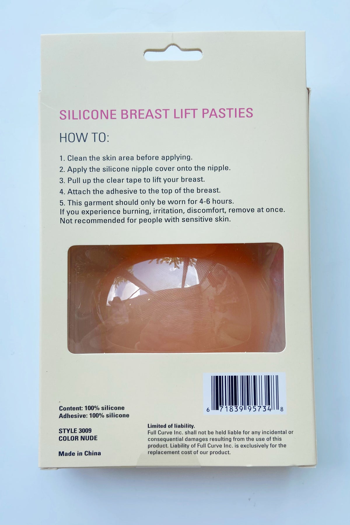 mode, silicone lift pasties - one size