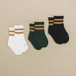 mode, 3 pk crew socks