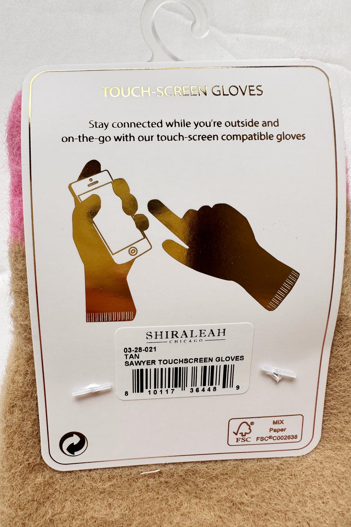mode, sawyer touchscreen gloves, tan