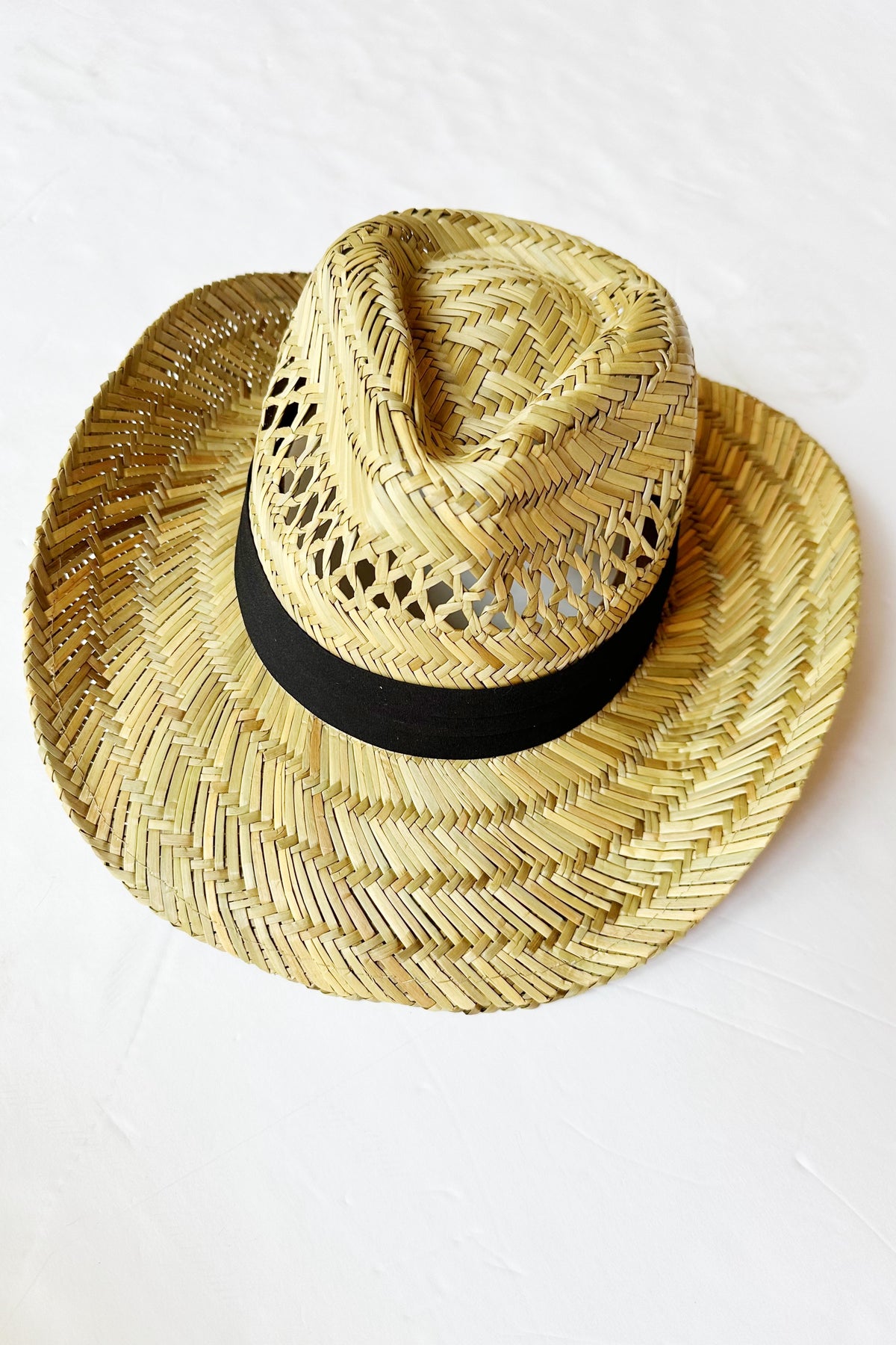 mode, cowboy straw hat