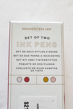 color block pens, rosewood + blush