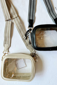 mode, spectator cross-body bag, ivory