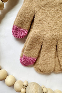 mode, sawyer touchscreen gloves, tan