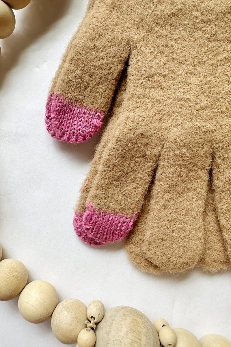 mode, sawyer touchscreen gloves, tan