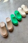 mode, your summer clogs