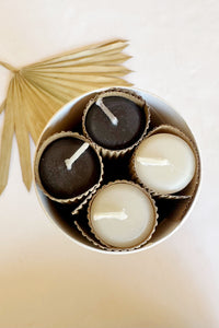 mode, tonal taper candle set of 4