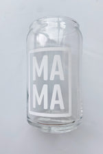 mode, mama 16oz glass