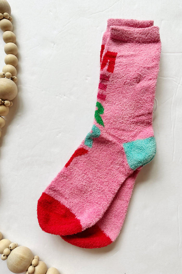 mode, merry socks, pink