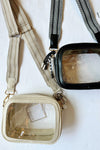 mode, spectator cross-body bag, black