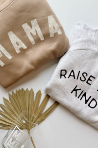 mode, mama graphic sweatshirt