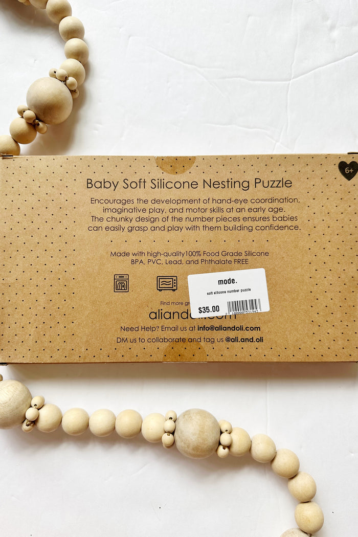 mode, soft silicone number puzzle
