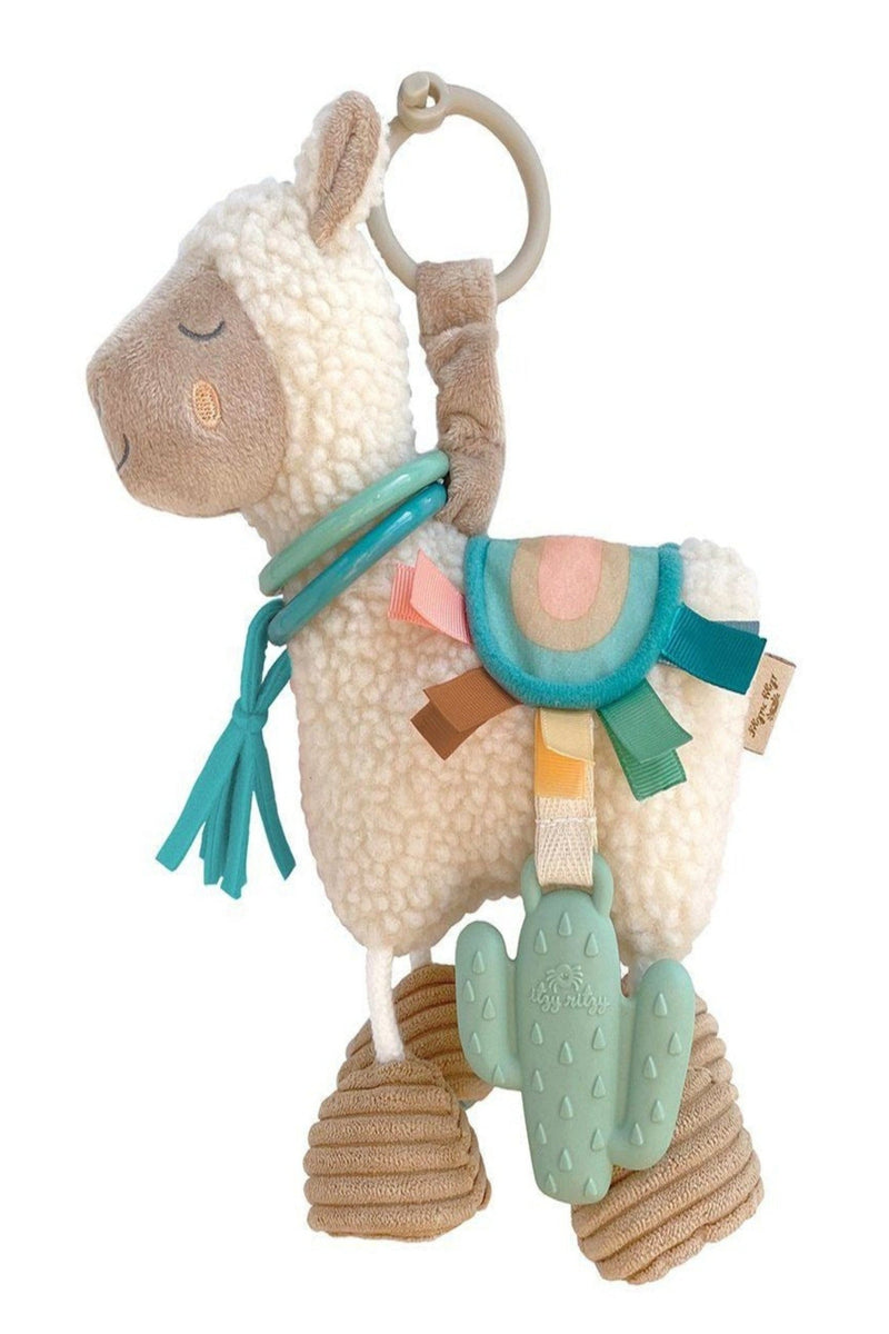 mode, llama activity plush teether