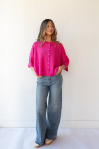 alison 3/4 sleeve cardigan