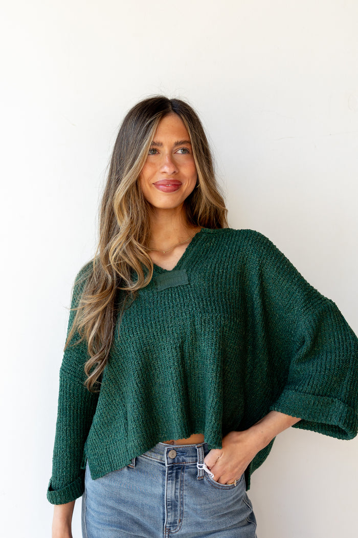 sweet as can be 3/4 sleeve sweater
