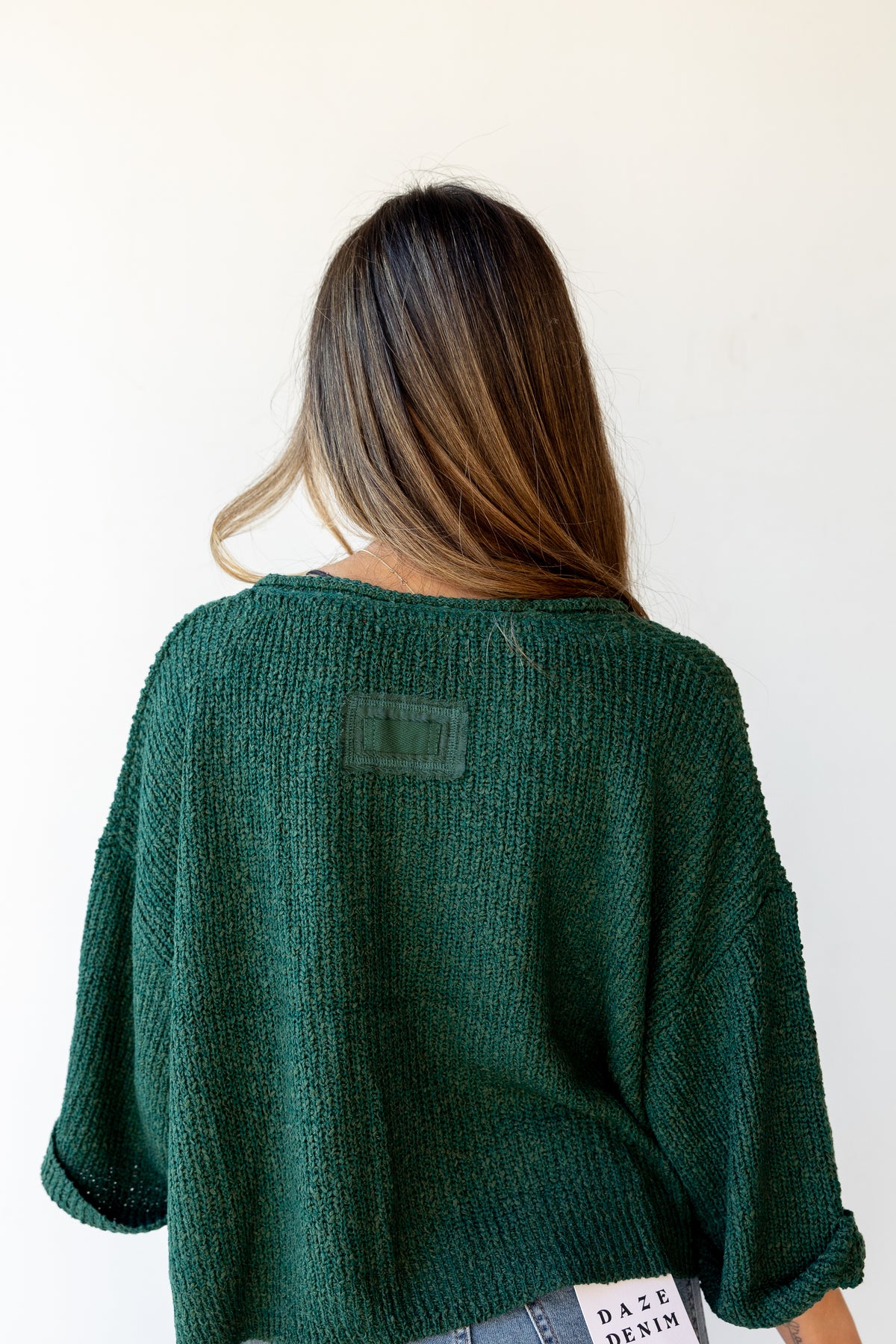 sweet as can be 3/4 sleeve sweater