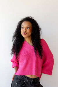 sweet as can be 3/4 sleeve sweater