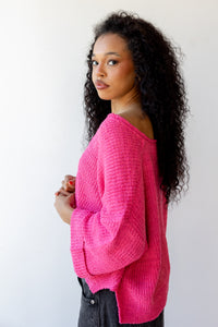 sweet as can be 3/4 sleeve sweater