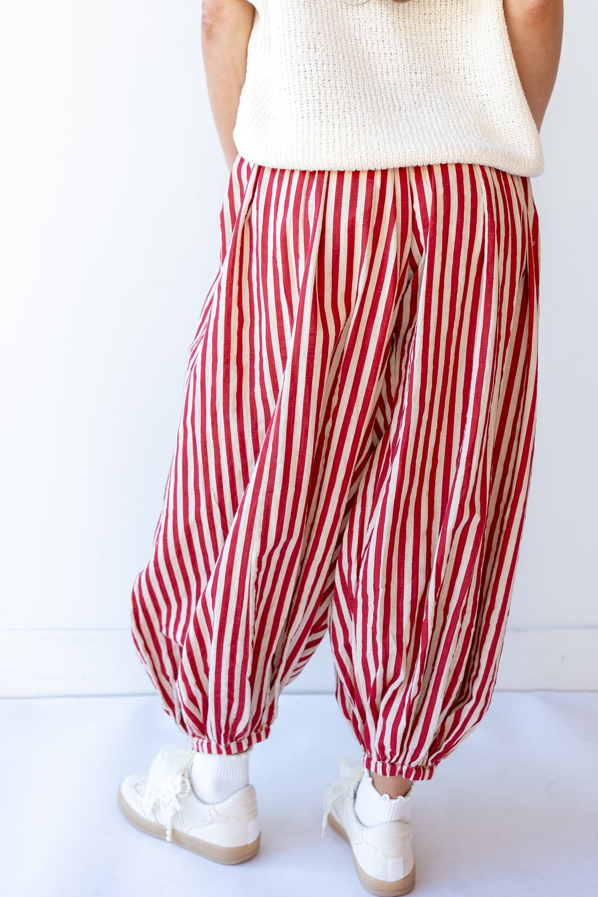 ashlee striped balloon pants