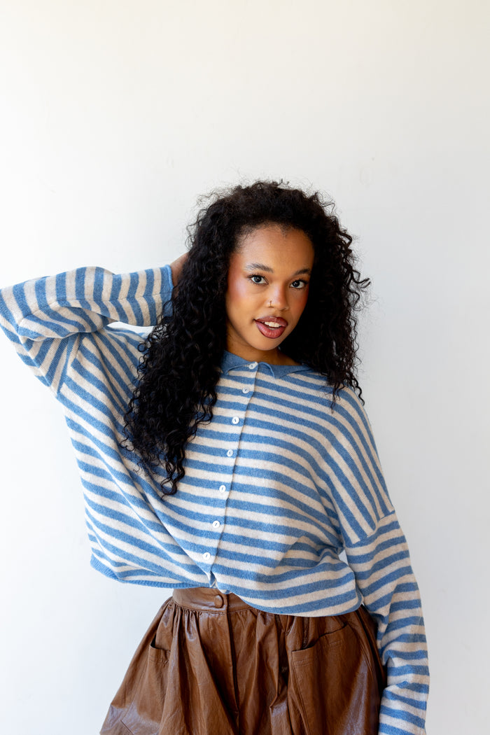 saltwater stripe cardigan