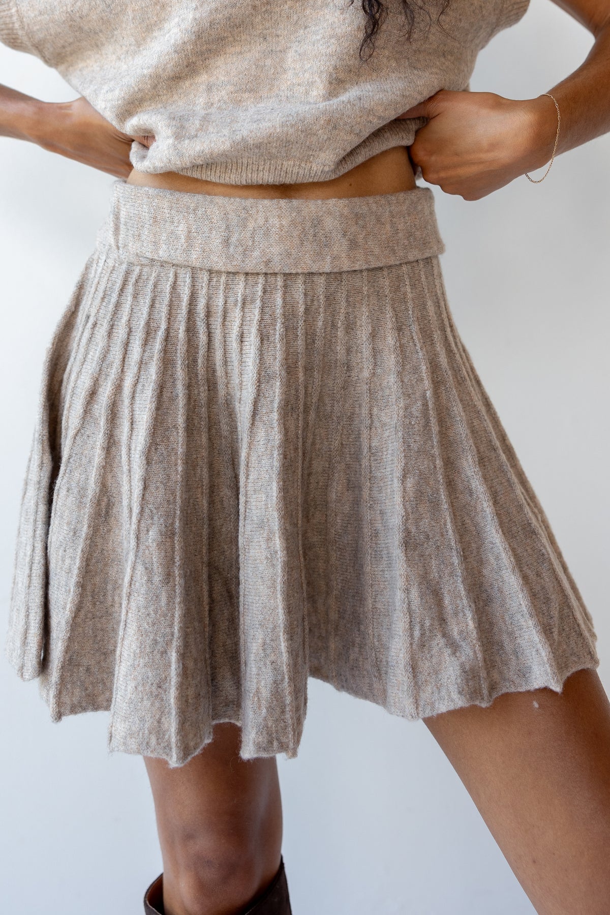 kate pleated skirt