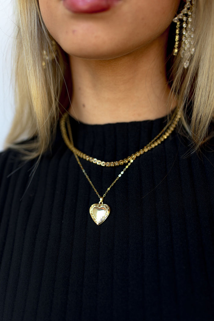 mode, love locket necklace