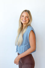 mode, vesper knit vest