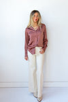 mode, slow down button blouse