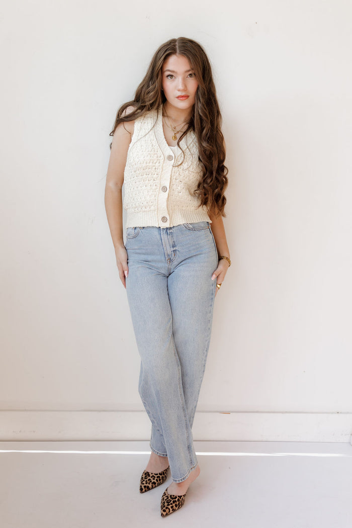 auden knitted vest