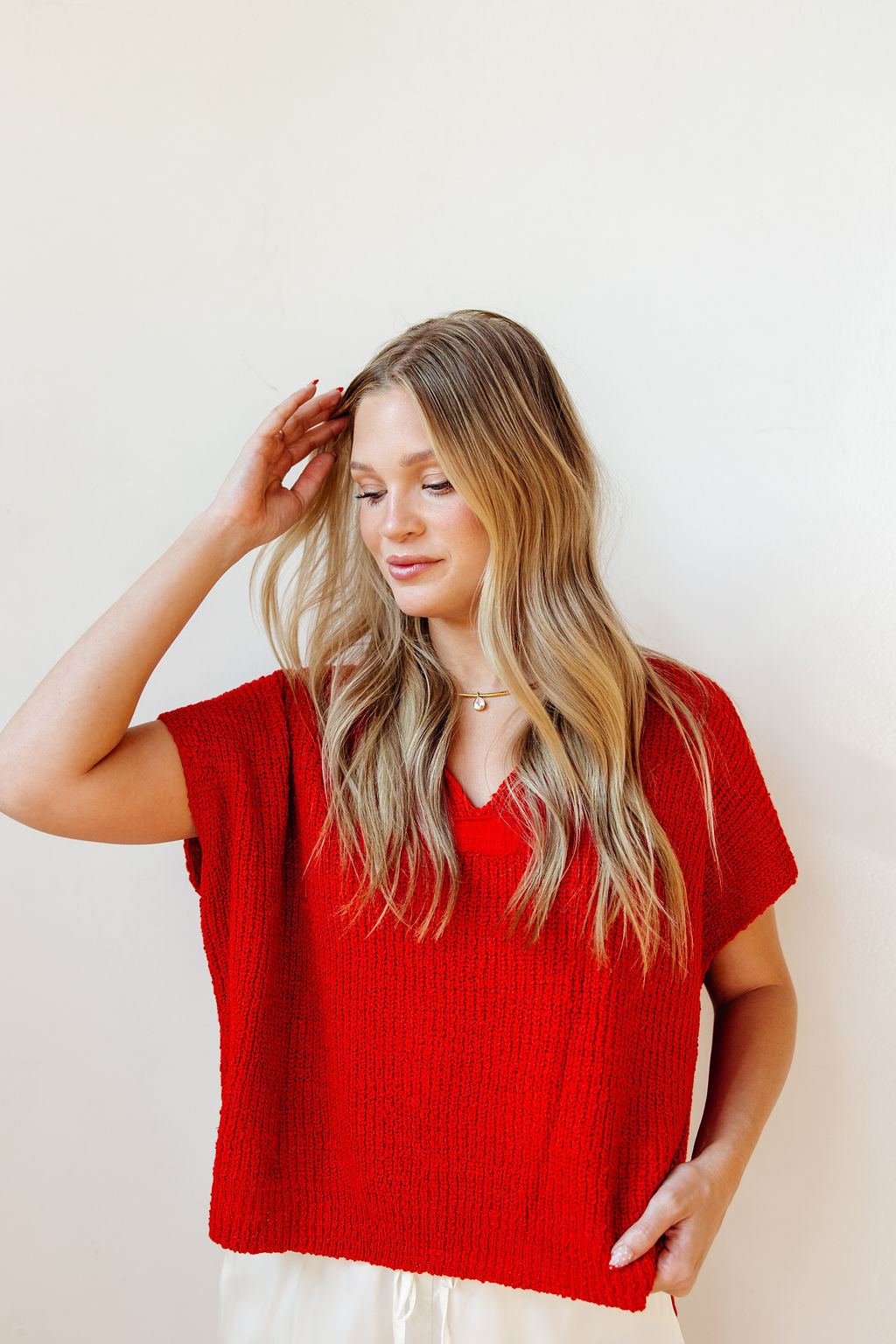 sweet as can be short sleeve sweater