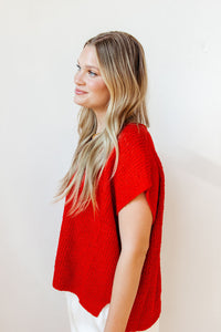 sweet as can be short sleeve sweater