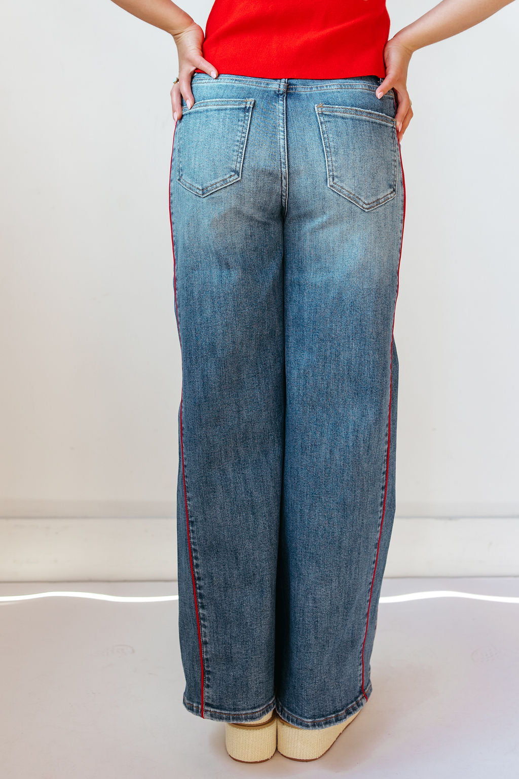 jo wide leg cropped jeans