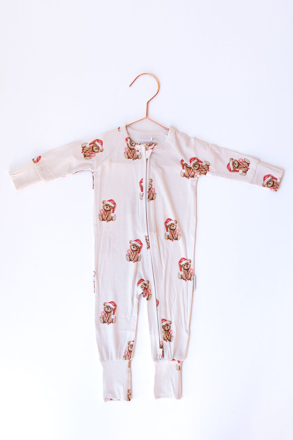 mode, christmas teddy pajamas