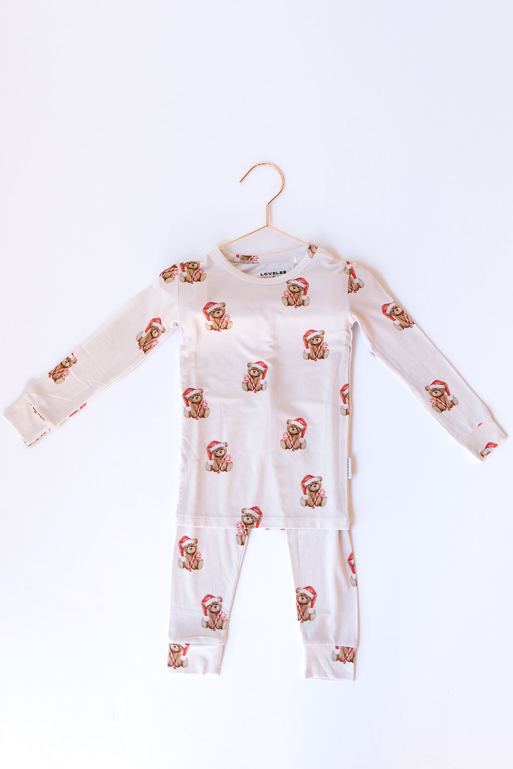 mode, christmas teddy pajamas