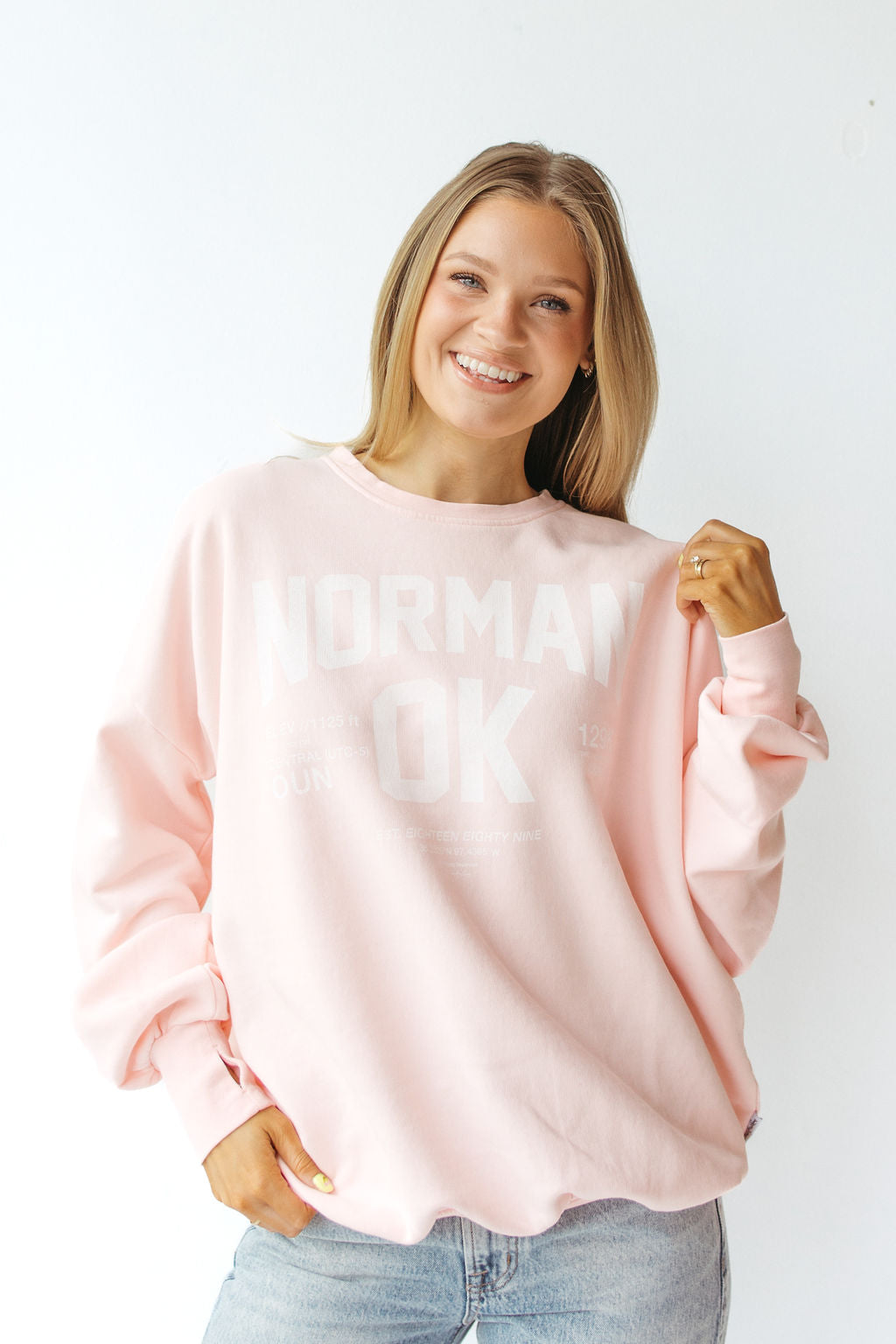 mode, signature norman sweatshirt