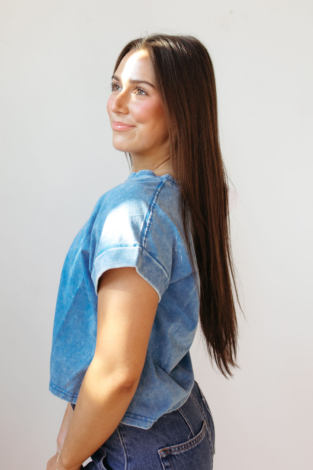 lucy distressed tee