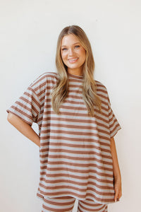 signature stripe you are loved pant set