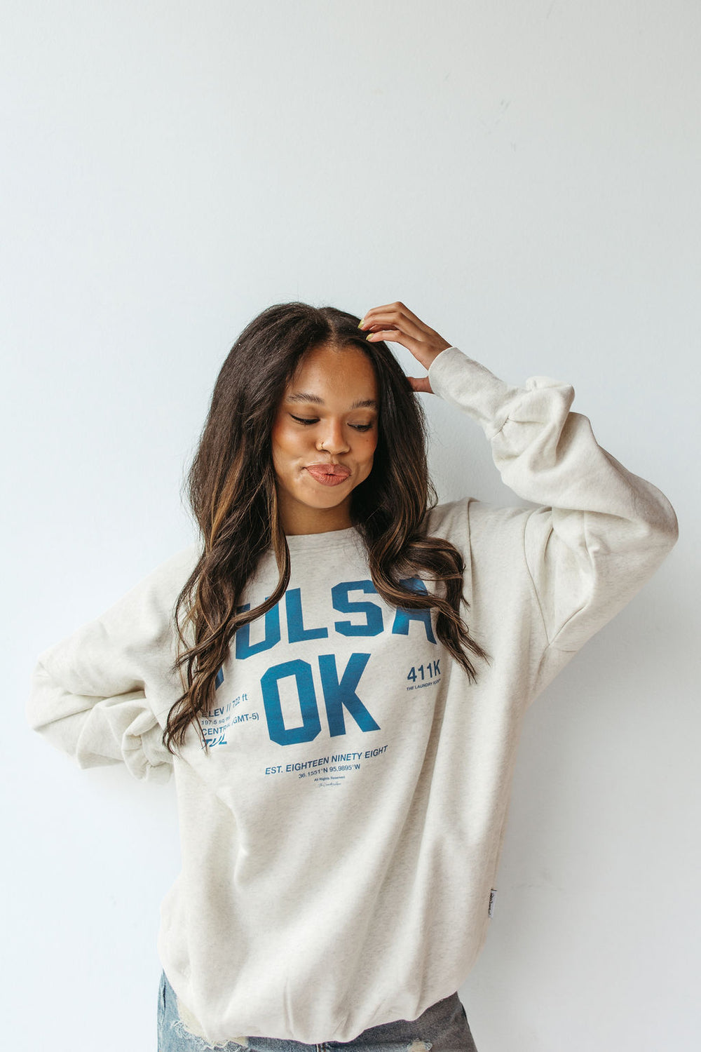 peeble heather/blue font