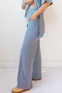 simple stripe you are loved pant set