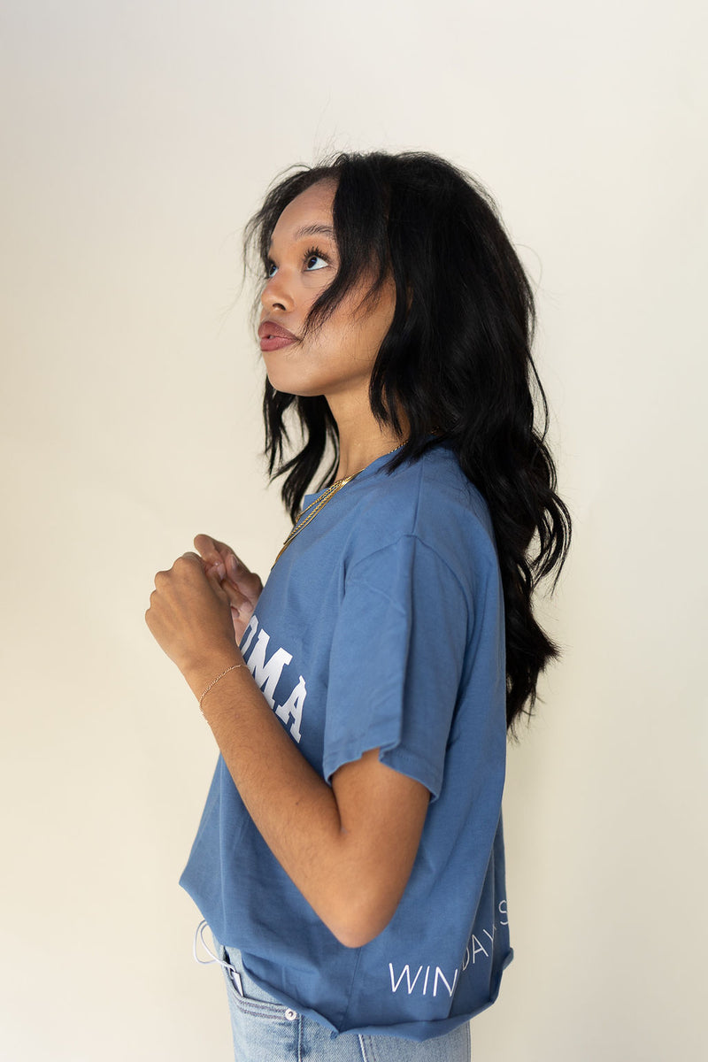 mode, windy days tee