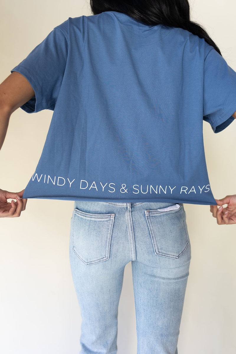 mode, windy days tee